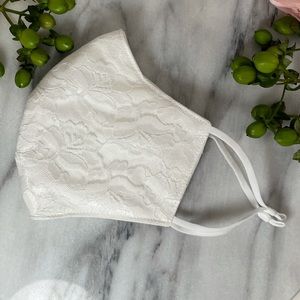 3/$20 Lace Cotton Triple Layer Handmade Face masks